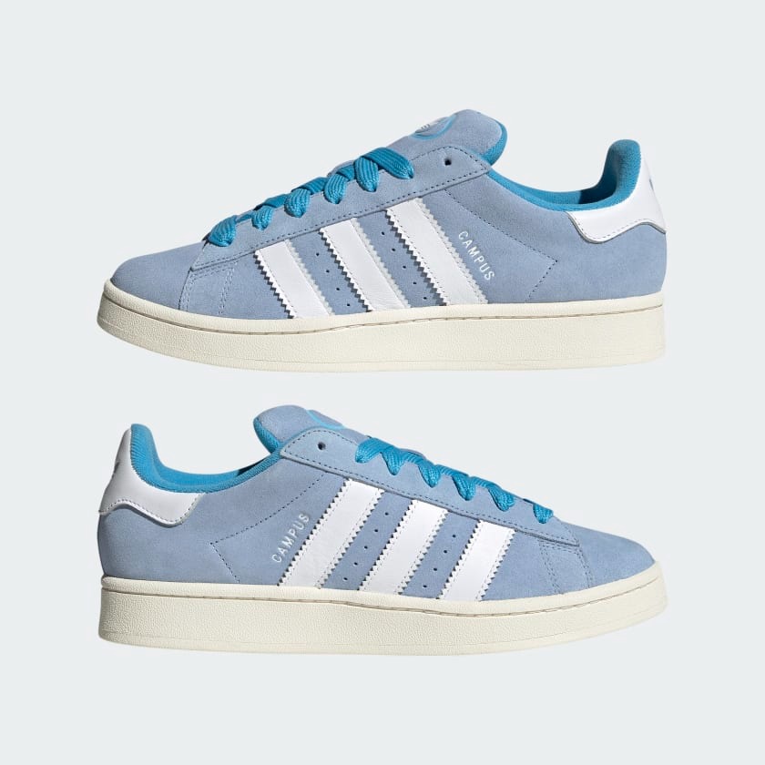 adidas gazelle silver green womens Adidas Campus 00s Wonder Blue / Cloud White / Gum JH8791  Sneaker Junkies