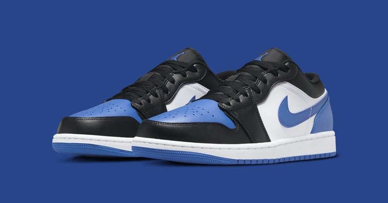 air jordan low royal blue toe