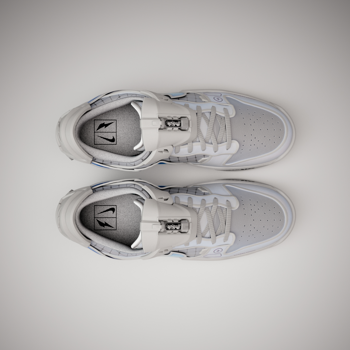RTFKT X Nike Dunk Genesis (G) wolf grey/white Nike RTFKT X NIKE DUNK GENESIS SNEAKERS | Grailed main image 4
