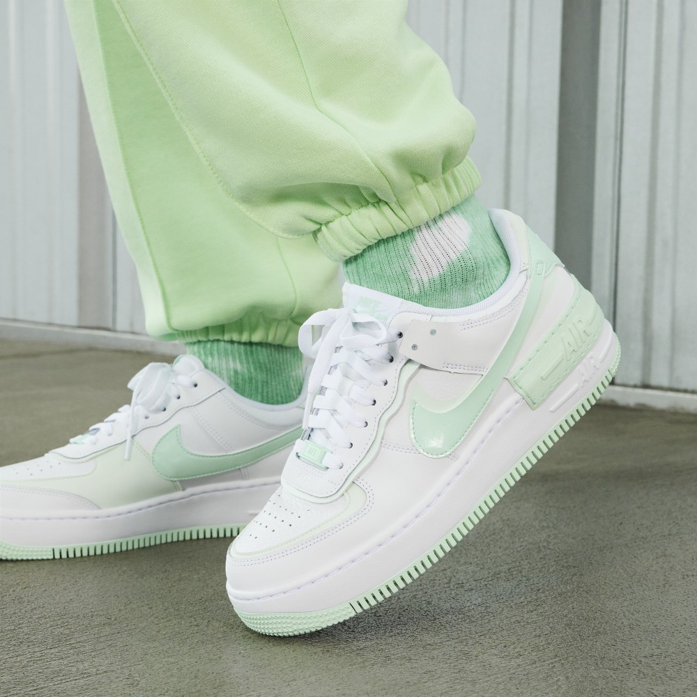 Mint Green Fz3773 Women's Shoes Nike W Air Force Shadow White/Mint