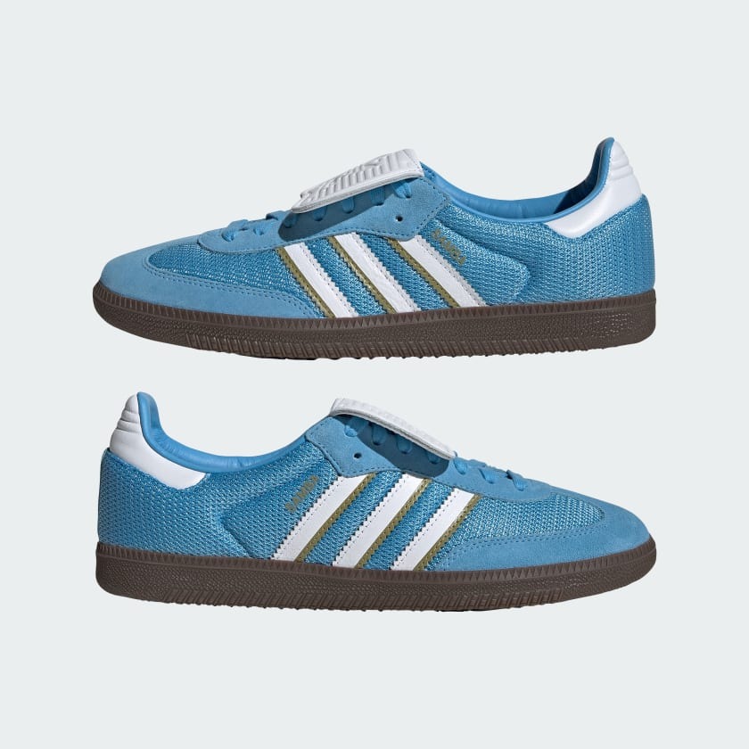ADIDAS サンハOGロトッフスニカ IE9170 BLUE adidas Samba OG 'Semi Blue Burst Gum' IE9170