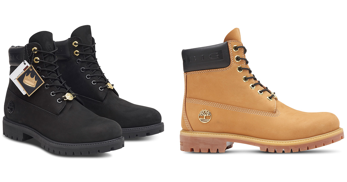 Timberland Men\'s Black Boots Rare limited edition BIGGIE SMALLS The Notorious B.I.G Timberland 6 Inch Boot in Black might be  main image 2