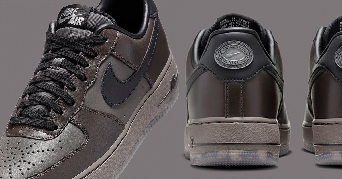 Dark Elegance: Nike Air Force 1 