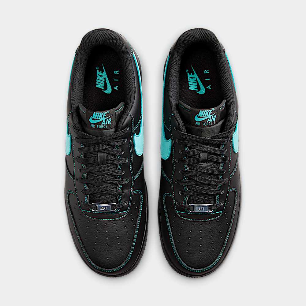 【NIKE】Air Force 1 Low Black Aurora Green (HQ2037-002) Nike-Air-Force-1-Black-Tiffany