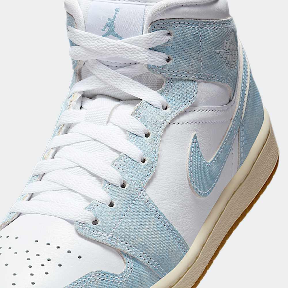 100 Air Jordan Mid Sail Light Blue Air Jordan High MM Hydrogen