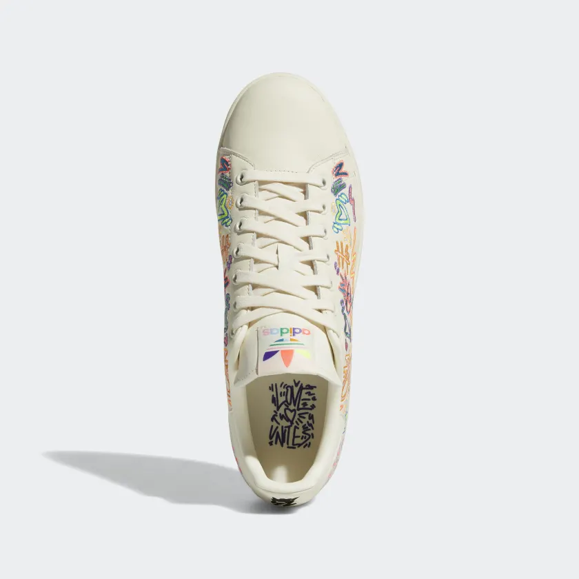 adidas gazelle silver green womens Custom Hand Painted Rainbow Pride Flag Adidas Stan Smiths  B Street Shoes