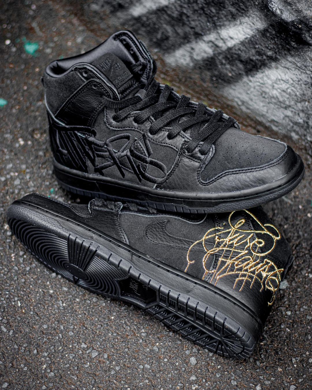 ★NIKE x FAUST★コラボ★SB DUNK HIGH PRO QS★大人気★追跡可 ☆NIKE x FAUST☆コラボ☆SB DUNK HIGH PRO QS☆大人気☆追跡