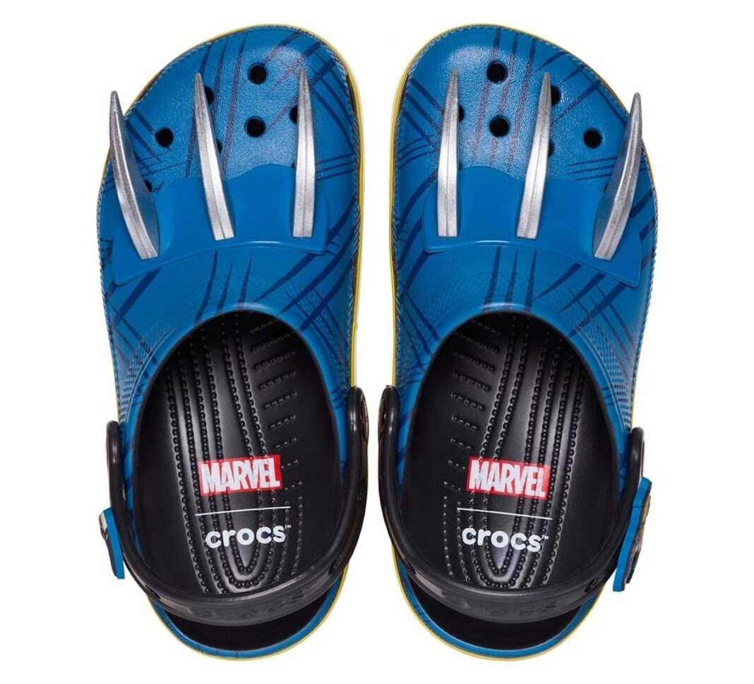 Crocs Wolverine Classic Clog Men 10 Blue Yellow Marvel Claw Superhero 211779-90H Marvel Wolverine Crocs Classic Clog August 2025 Release Date main image 3
