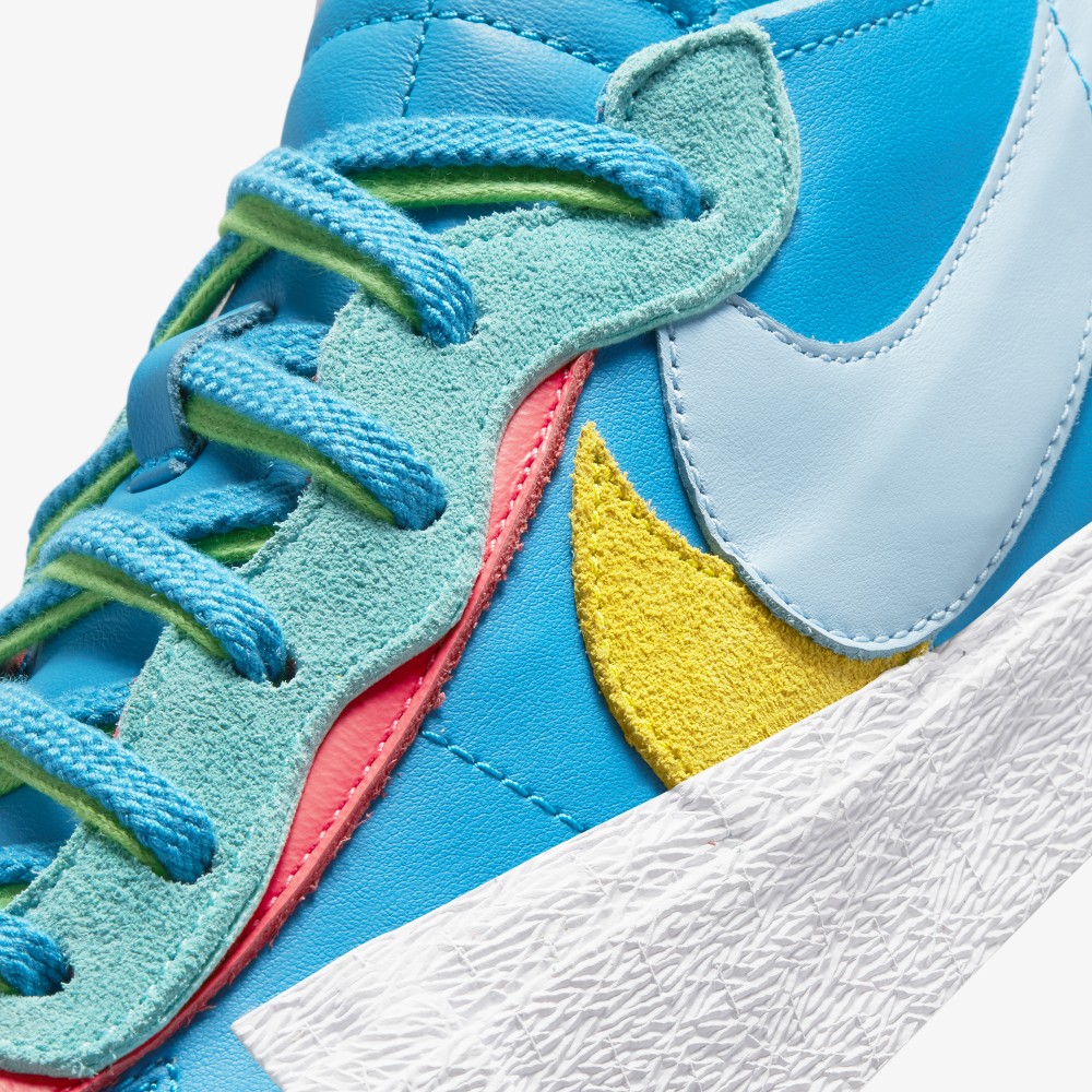 Kaws x Sacai x Nike Blazer Low Neptune Blue DM7901-400 Grailify