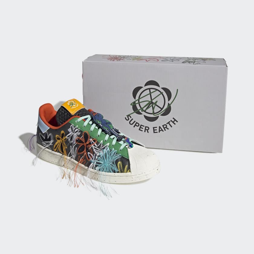 adidas gazelle silver green womens adidas Sean Wotherspoon x adidas Superstar AEC Superearth GX3823 main image 1