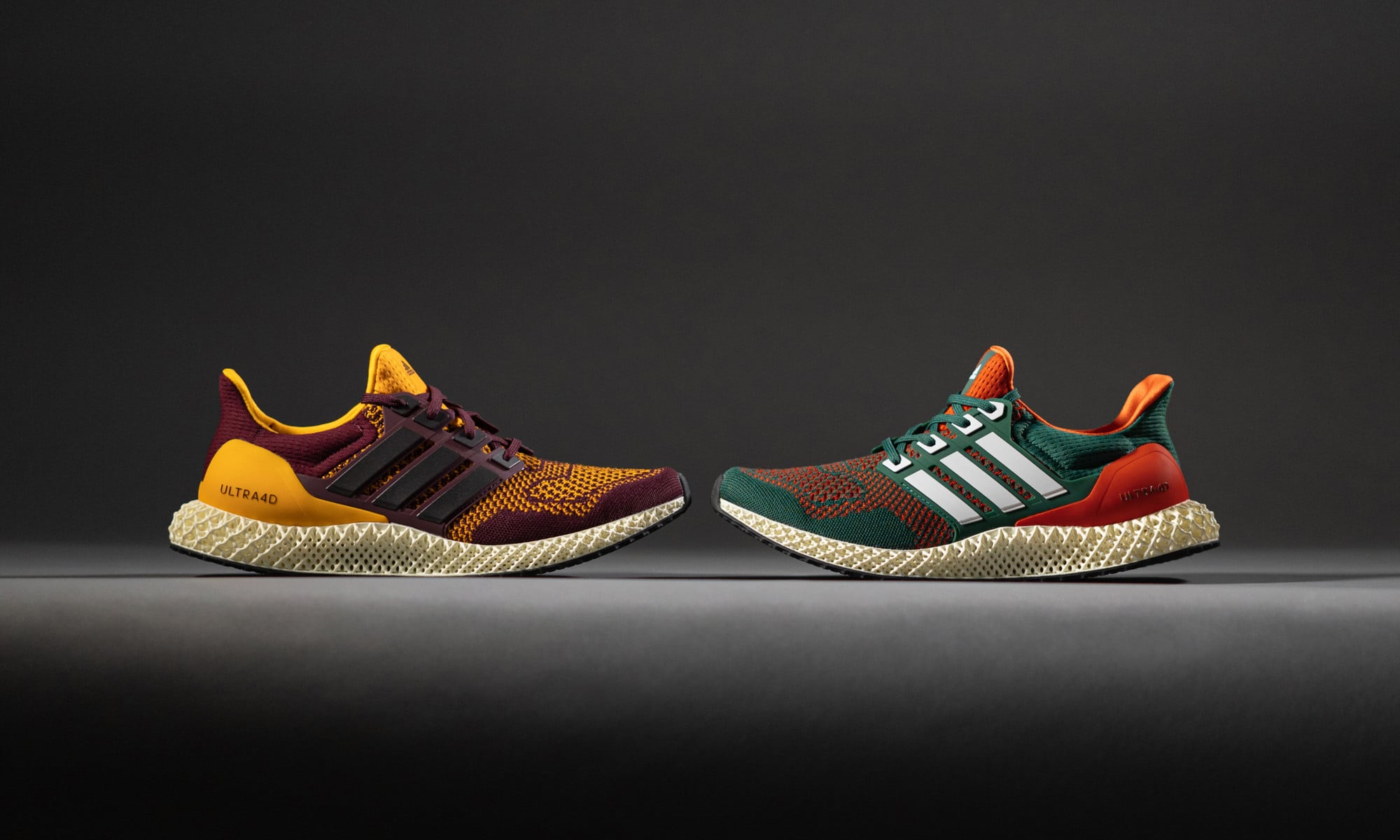 MINT Adidas Ultra 4D UMiami Q46439 Sz 10.5 (new) adidas Ultra 4D Miami Hurricanes | Q46439 | Grailify main image 2
