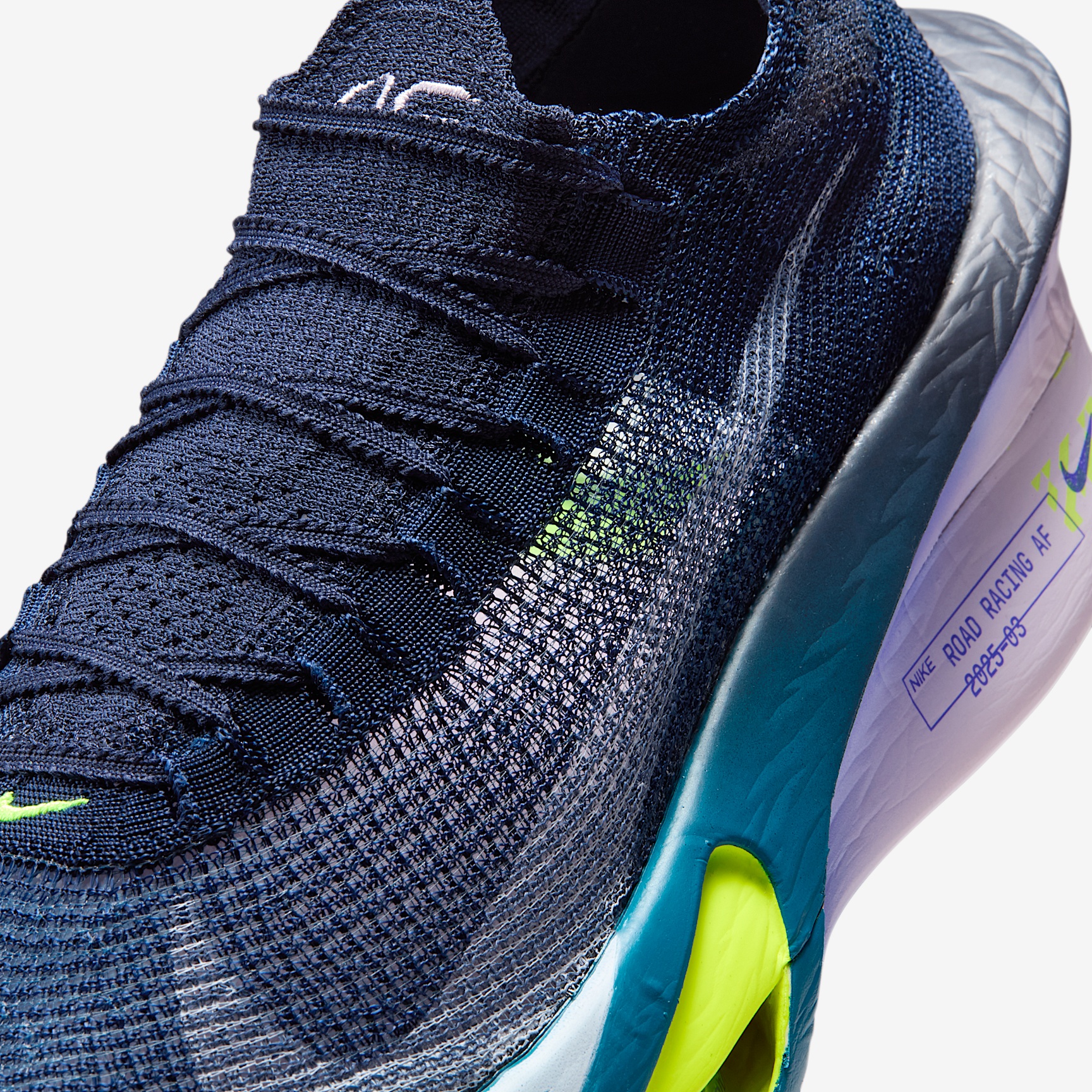 NEW Nike Air Zoom Alphafly Next %3 Obsidian White Doll FD8311-401 Men Sz 14 Nike Alphafly 3 Obsidian White-Doll-Persian Violet FD8311  main image 2