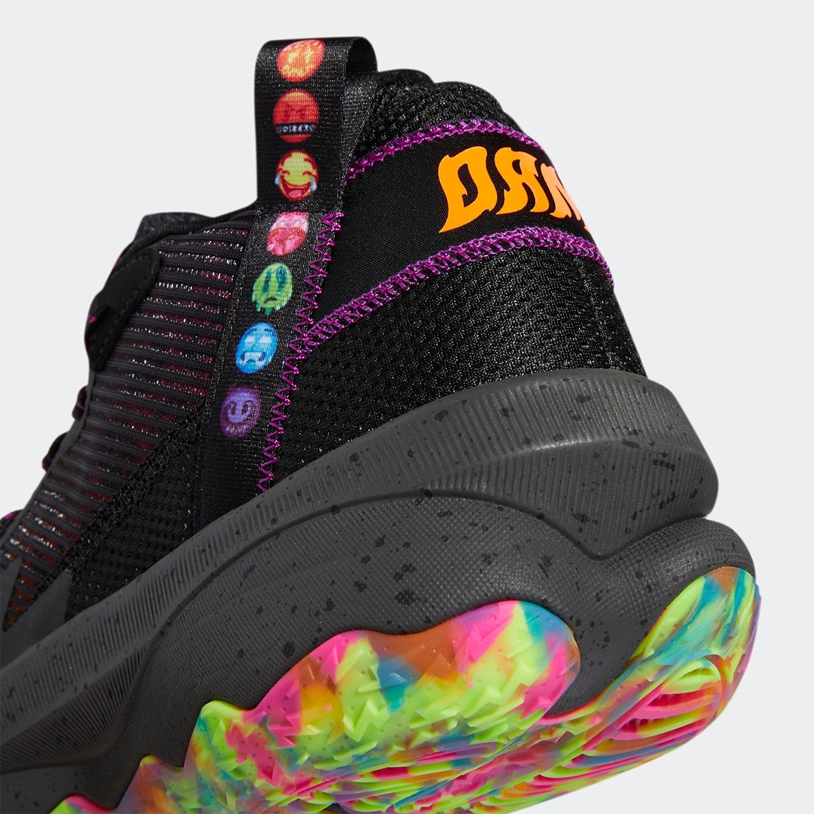 Official Images of the adidas Dame 8 "Emoji" | Grailify