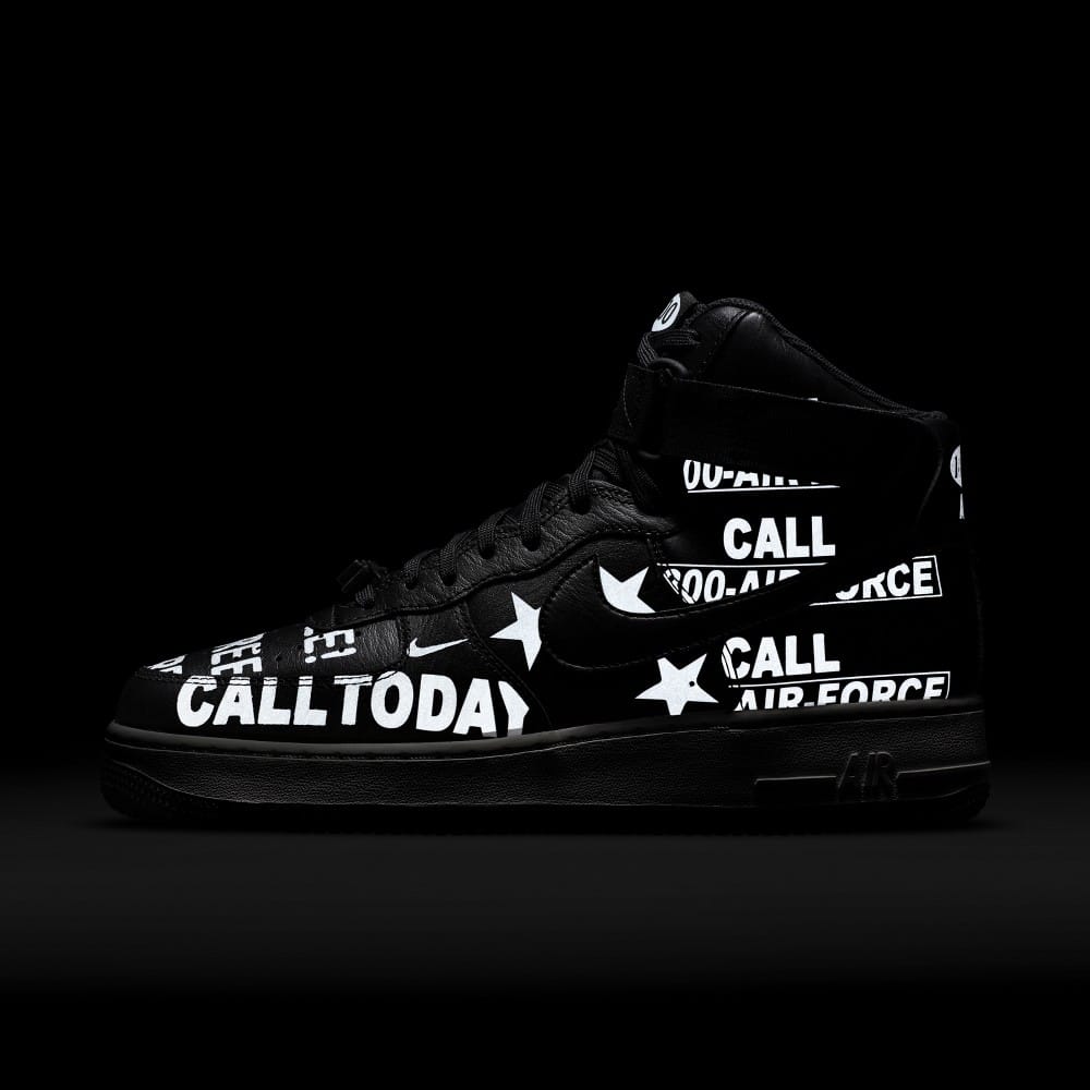 Nike Air Force High PRM Toll Free CU1414-001 Grailify