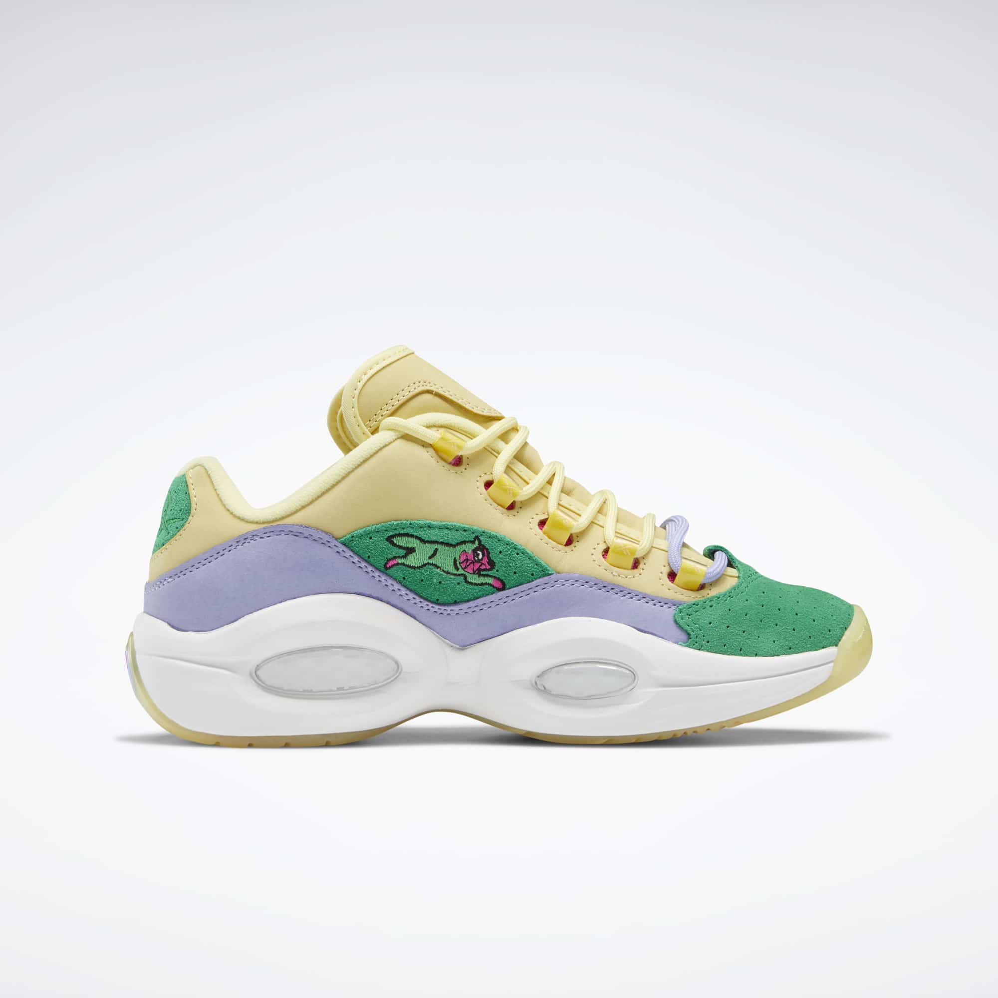 BBC x Reebok Question Low Running Dog Green FZ4345 Grailify