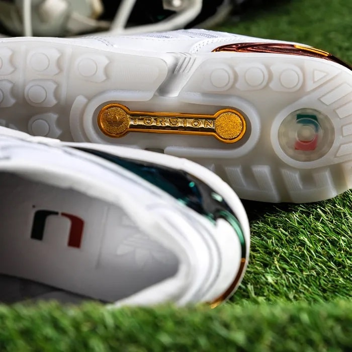 adidas gazelle silver green womens Adidas Men ZX5000 'The University of Miami' Shoes – Extra Butter