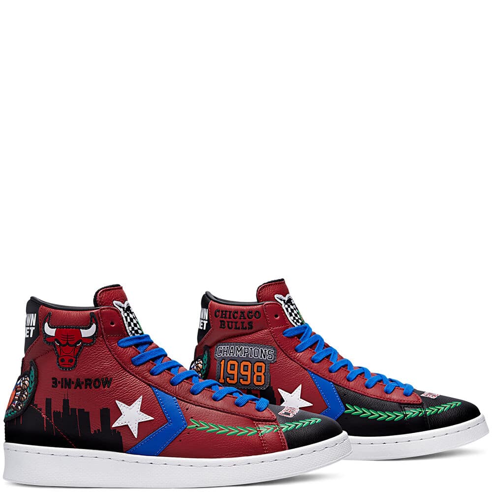 Chinatown Market x Converse Pro Leather High Chicago Bulls display picture 2