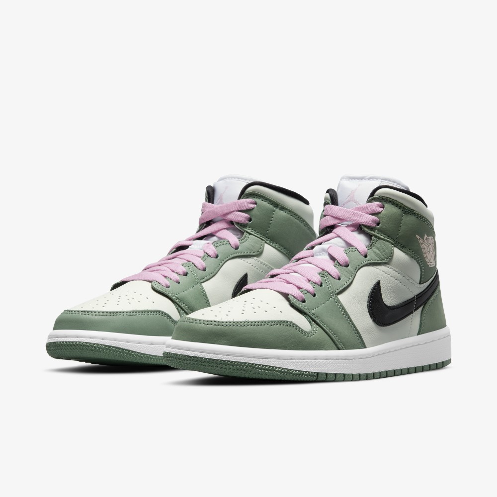 Nike Air Jordans Jordan Mid GrÃ¼n Lila High Top Jordans GrÃ¼n Rosa