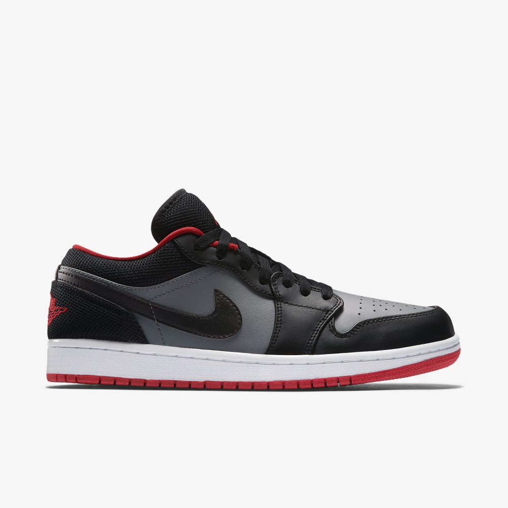 Air Jordan Low Black/Red/Grey 553558-020 Grailify
