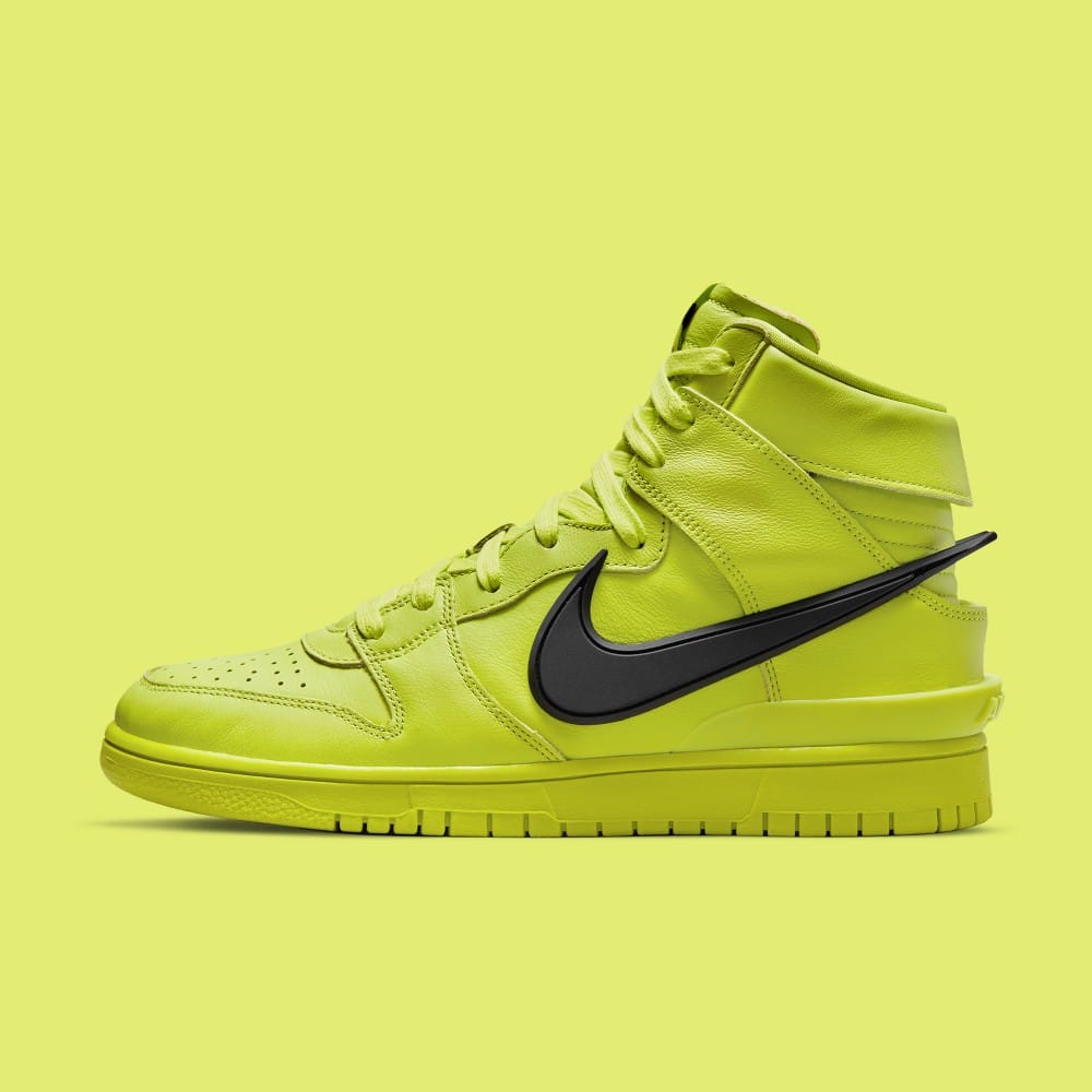 AMBUSH × NIKE DUNK HIGH \"FLASH LIME\" Nike x AMBUSH Dunk High 