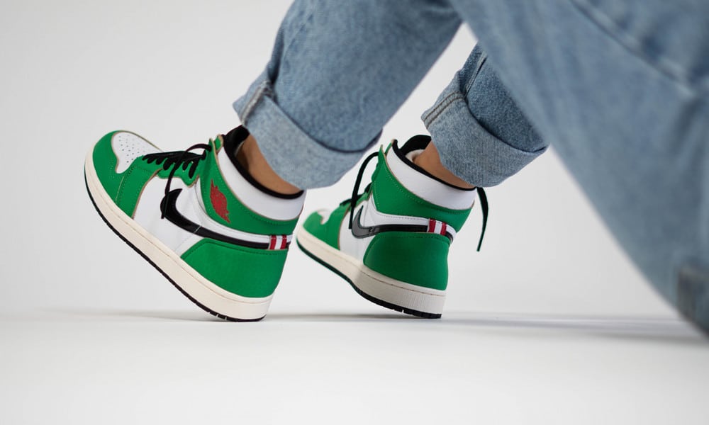 Release Date Jordan Lucky Green On Feet Air Jordan High OG Lucky