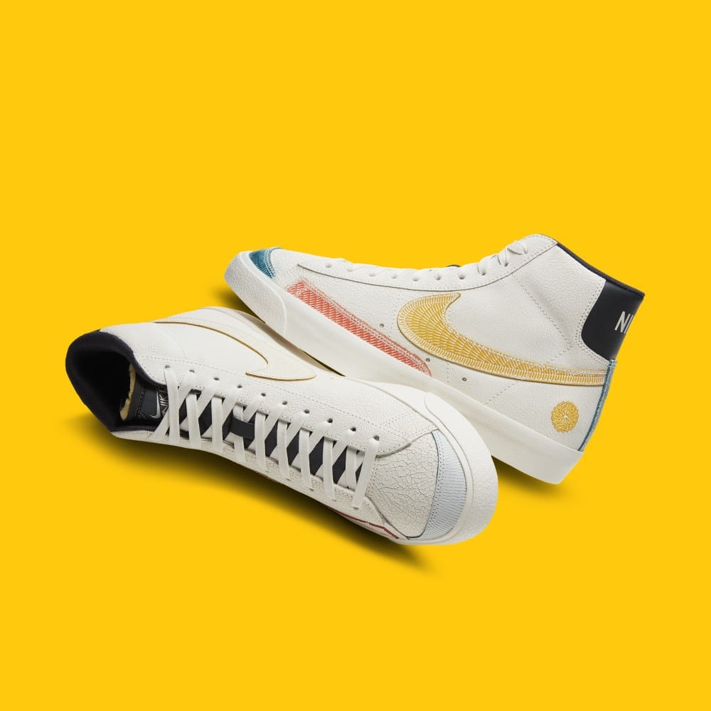 スニーカー Nike Blazer Mid 77 Dia de los Muertos 2020 AW 20 Official Pictures of the Nike Blazer Mid '77 