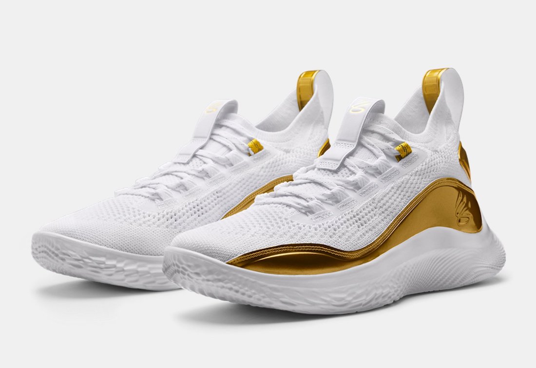 シューズ(男性用) Under Armour Curry Flow 8 Golden Flow Under Armour Releases the Curry Flow 8 