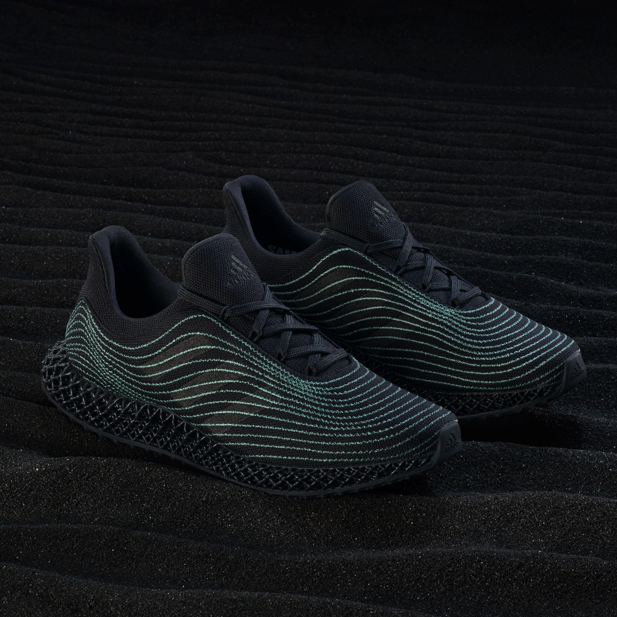 adidas gazelle silver green womens 4DFWD X PARLEY – shop.parley.com