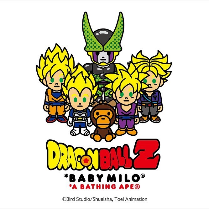 クッション・座布団 A BATHING APE/DRAGON BALL/BABY MILO A Bathing Ape BABY MILO Dragon Ball Son Goku Cushion Japan