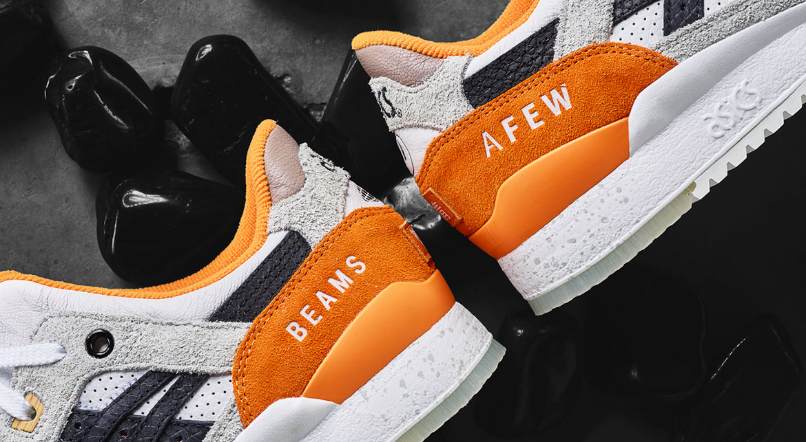 Afew x Beams x Asics Gel-Lyte Orange Koi 1191A119-800 Grailify
