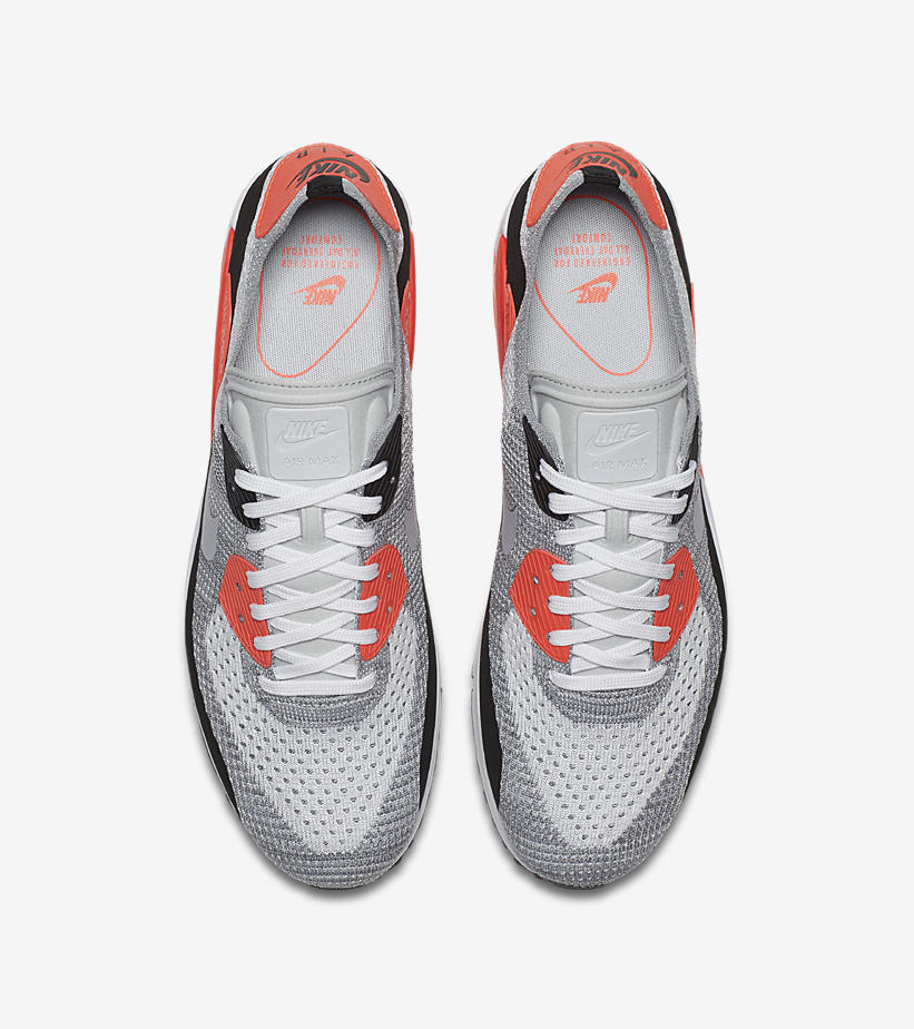 Nike Air Max 90 Ultra Flyknit Infrared 875943-100 Grailify