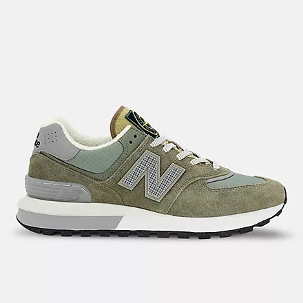 Stone Island x New Balance 574 Legacy Green U574LGST Grailify