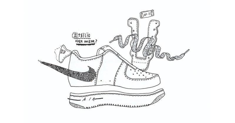 air forces 1 drawing