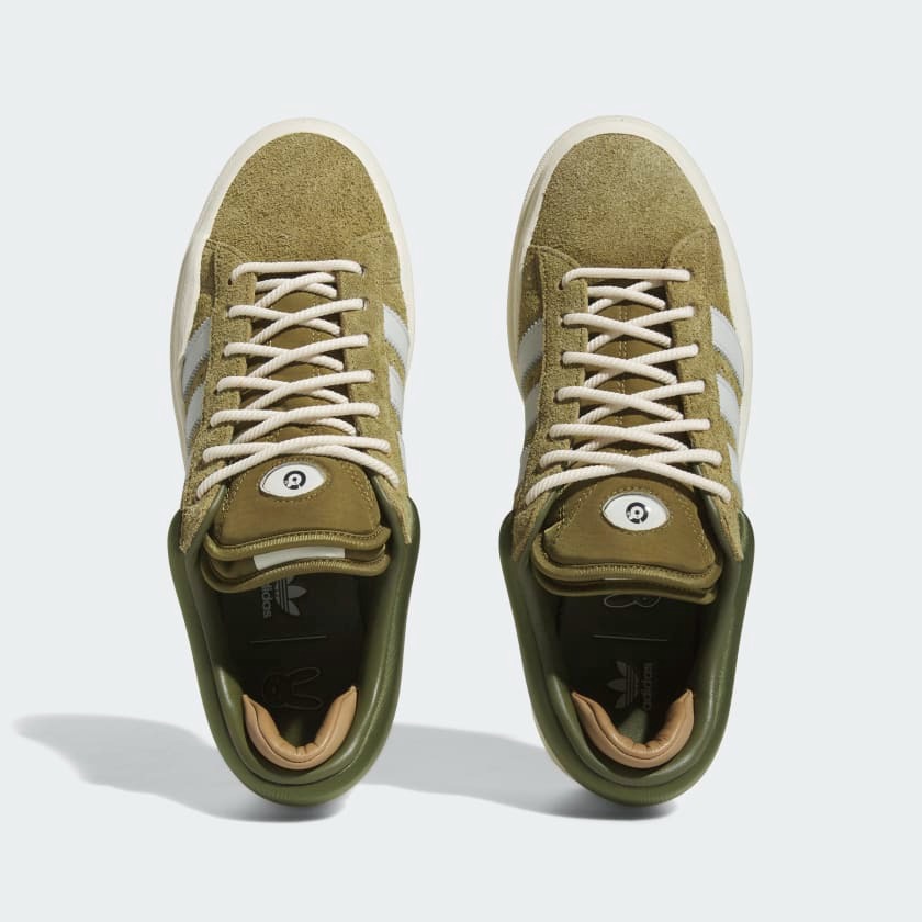 adidas gazelle silver green womens Adidas Campus x Bad Bunny “Wild Moss” – LOCKERSTREET main image 1