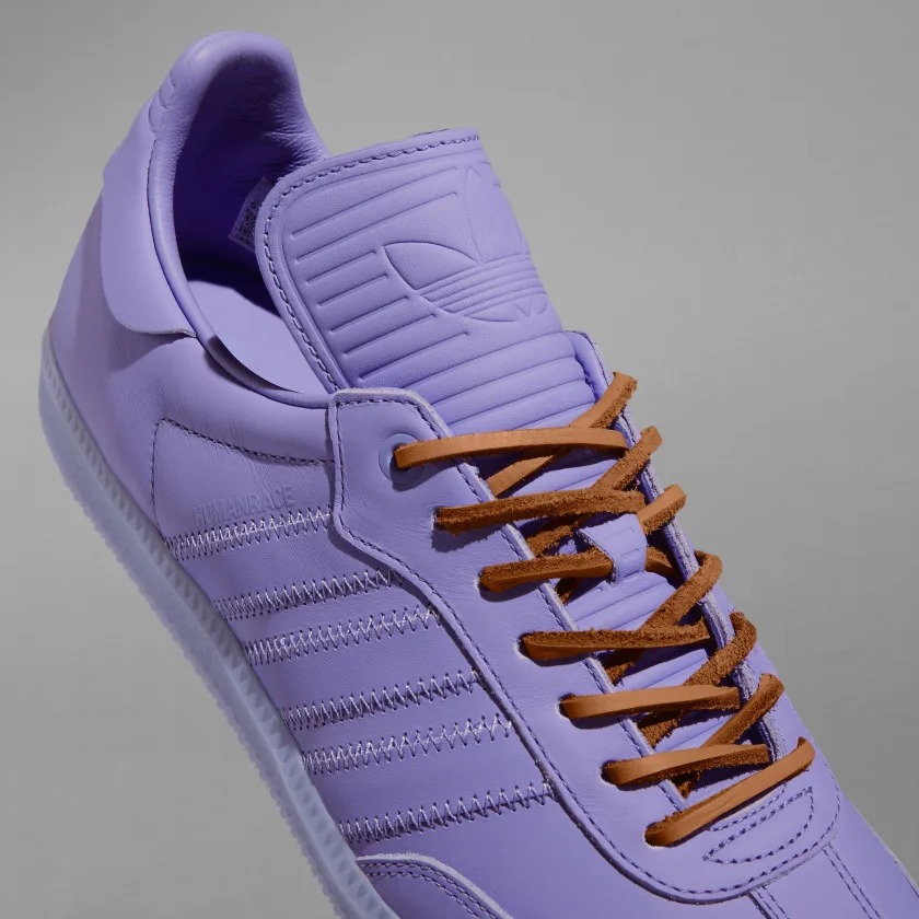 Adidas Samba Human Race Shoes Purple Adidas Humanrace Samba Blue
