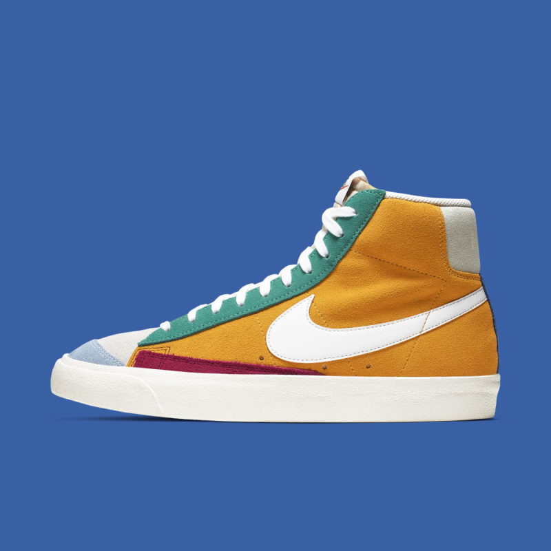 Nike blazer mid vintage 2025 emerges in multi-suede colorway