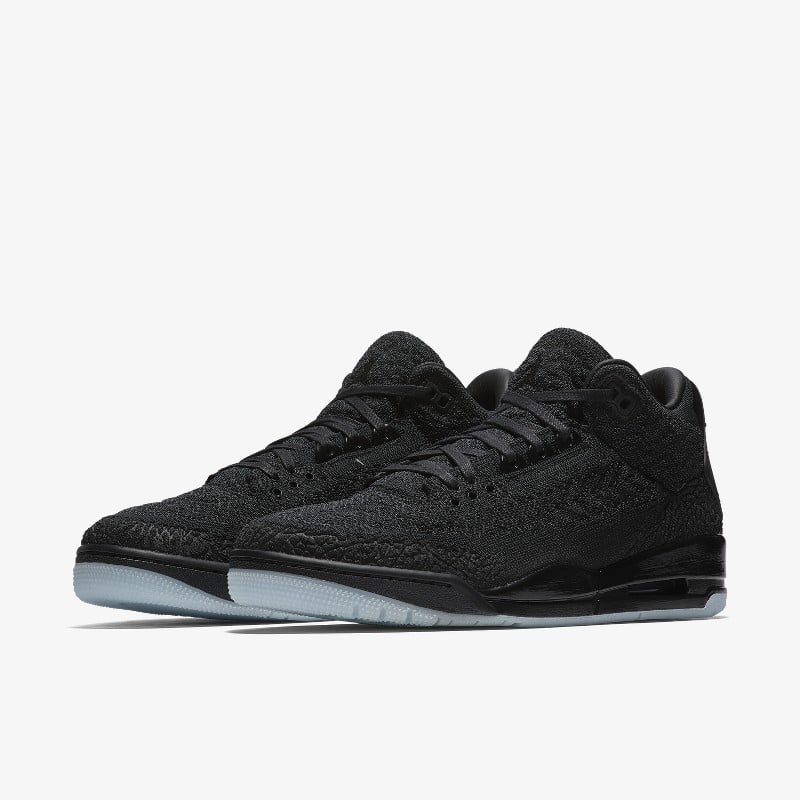 jordan 3 flyknit black