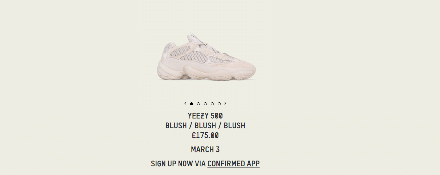 Yeezy restock cheap adidas app