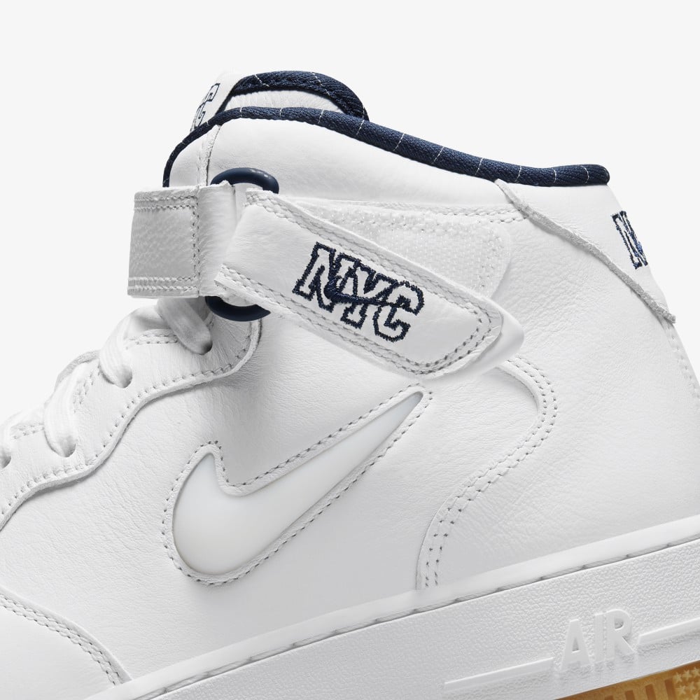 Nike Air Force 1 Mid White Navy NYC DH5622-100