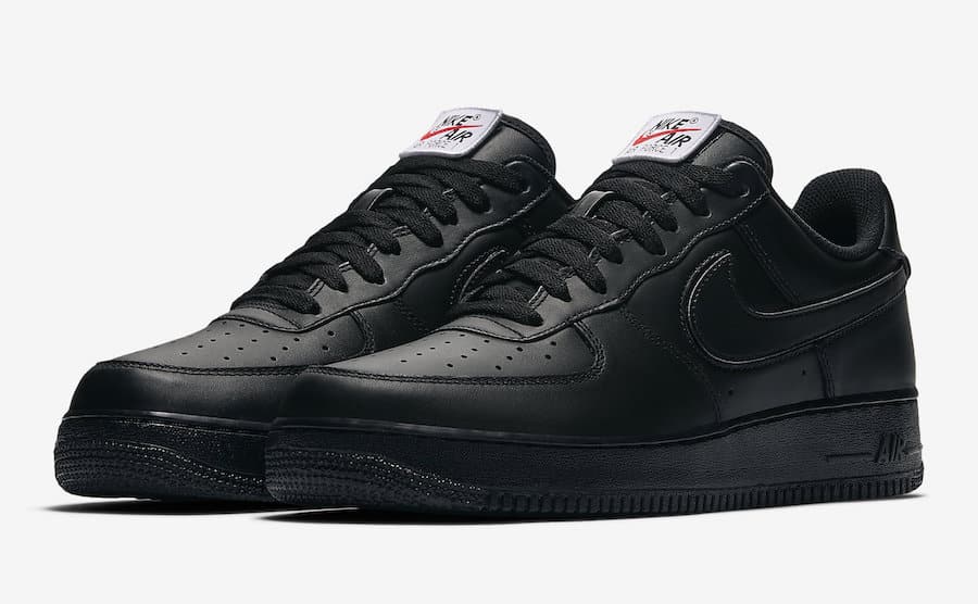 Black swoosh pack af1 online