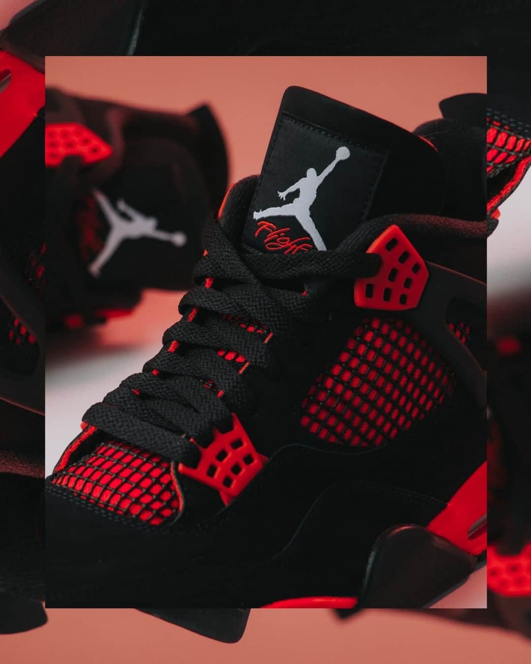 Air Jordan 4 Red Thunder Official Look