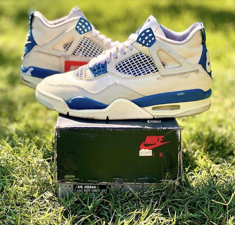 Aj4 military clearance blue