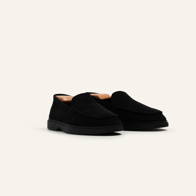 Mason Garments Amalfi Loafer Tonal Black | ESS-10E | Grailify