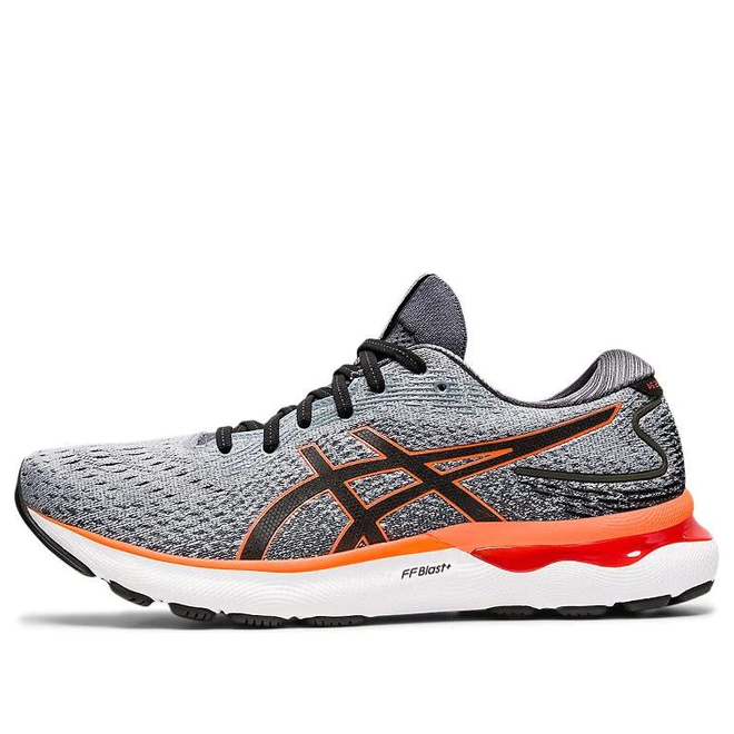 Asics gel nimbus 21 grey orange best sale