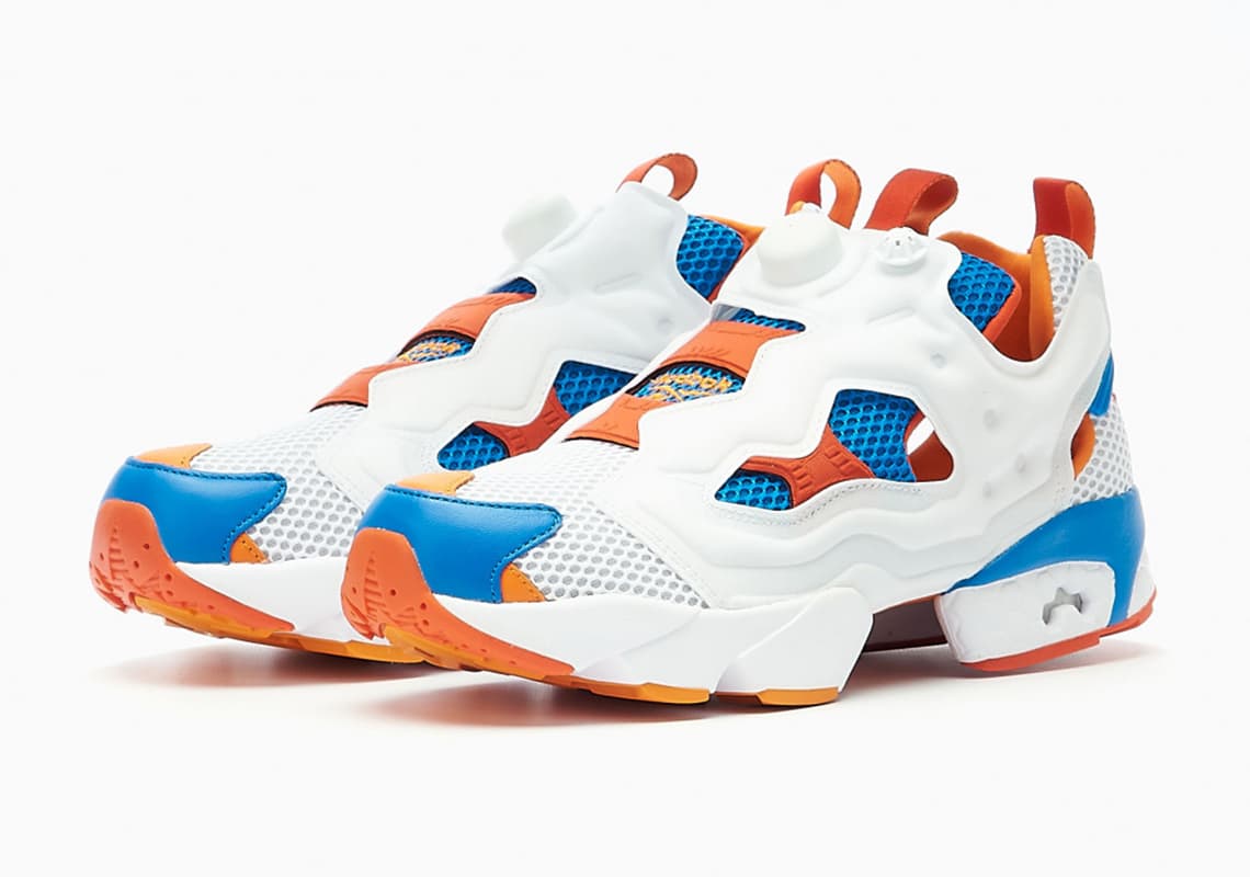 Reebok insta pump shop fury orange blue