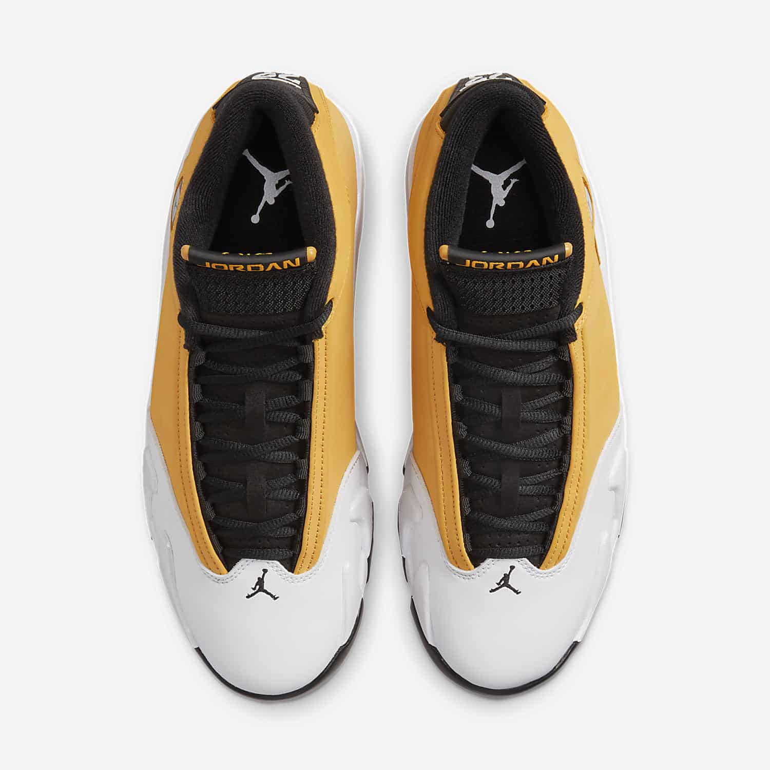 Yellow jordan 14 hot sale release date