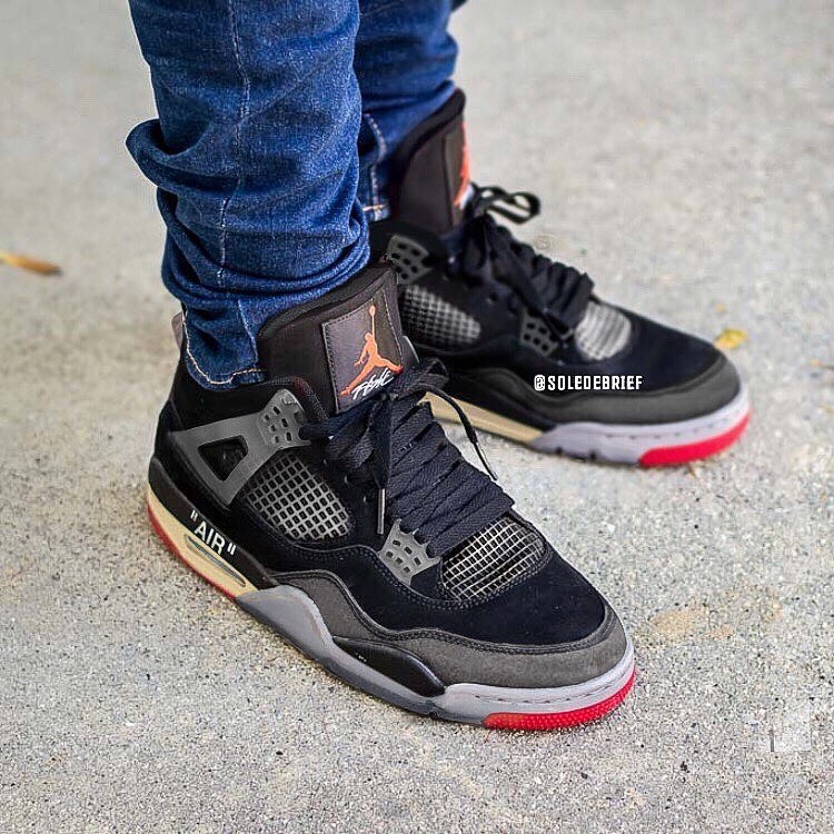 Off-White™️ x Air Jordan 4 Bred Not Releasing