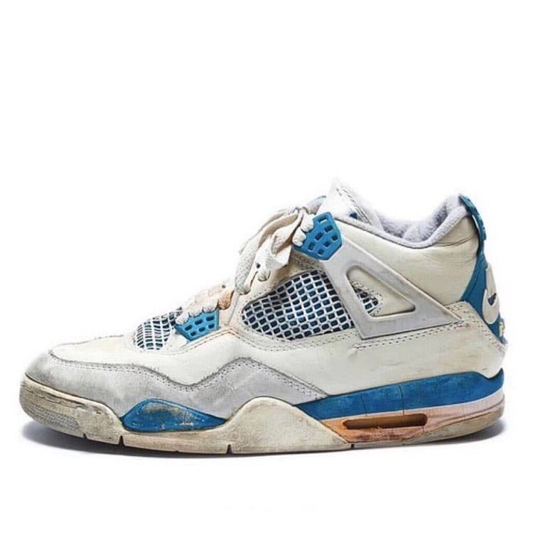 Air jordan 4 deals military blue 1989