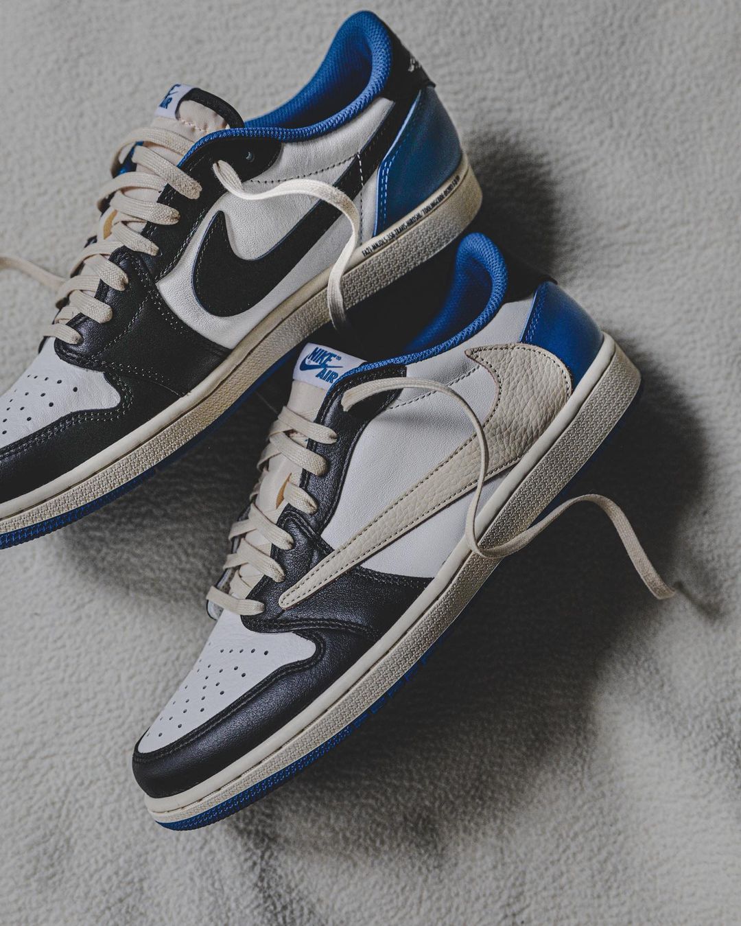 Official Images from the Travis Scott x fragment x Air Jordan 1 Low