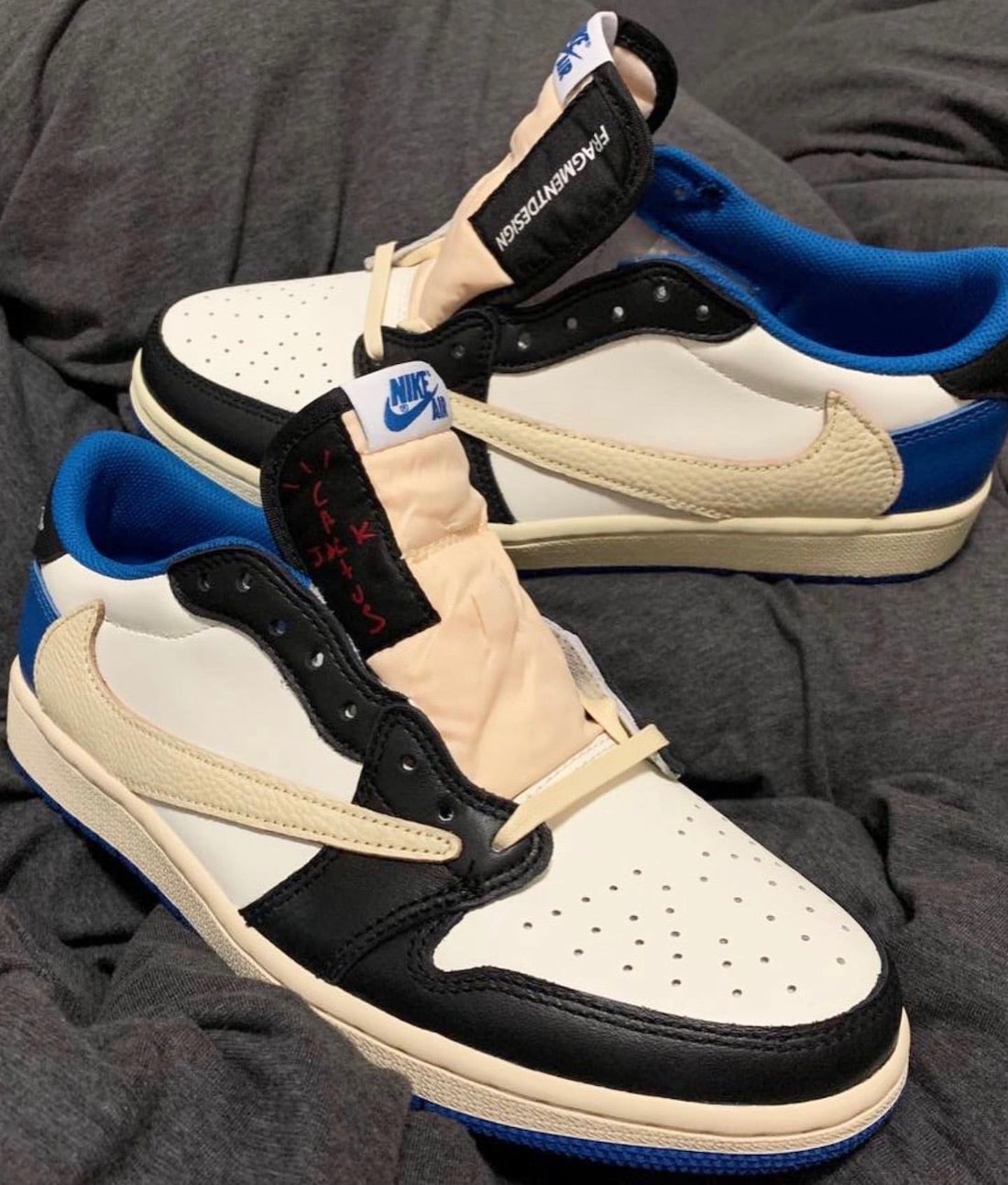 Best Look Yet at fragment design x Travis Scott AJ1